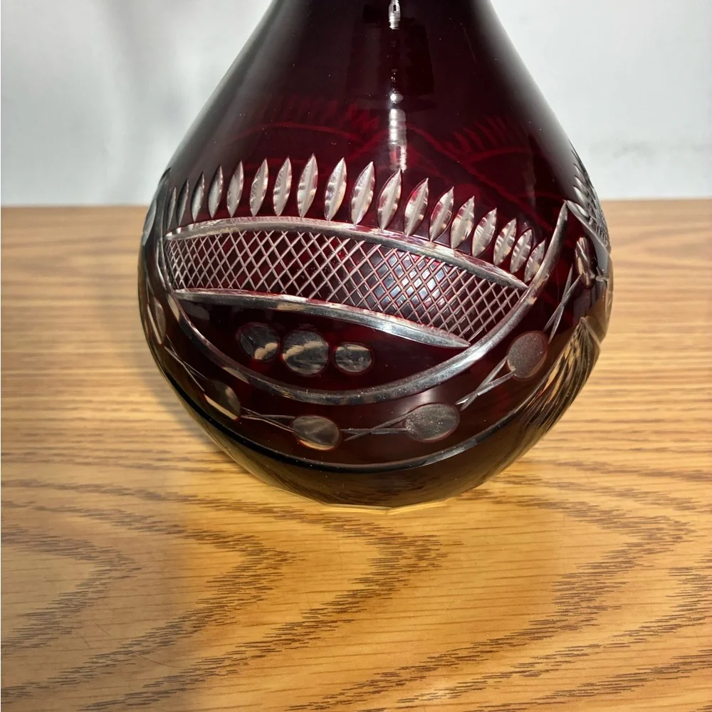 Vintage decanter without